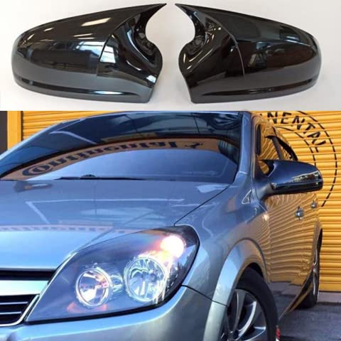 Barlas Store M4 Style Mirror Cover Mirror Cover Cap Bright Black 2 Pcs. Right-Left For Vauxhall Astra Opel Astra H Astra Gtc Astra Opc 2004 2005 2006 2007 2008 von BARLAS STORE