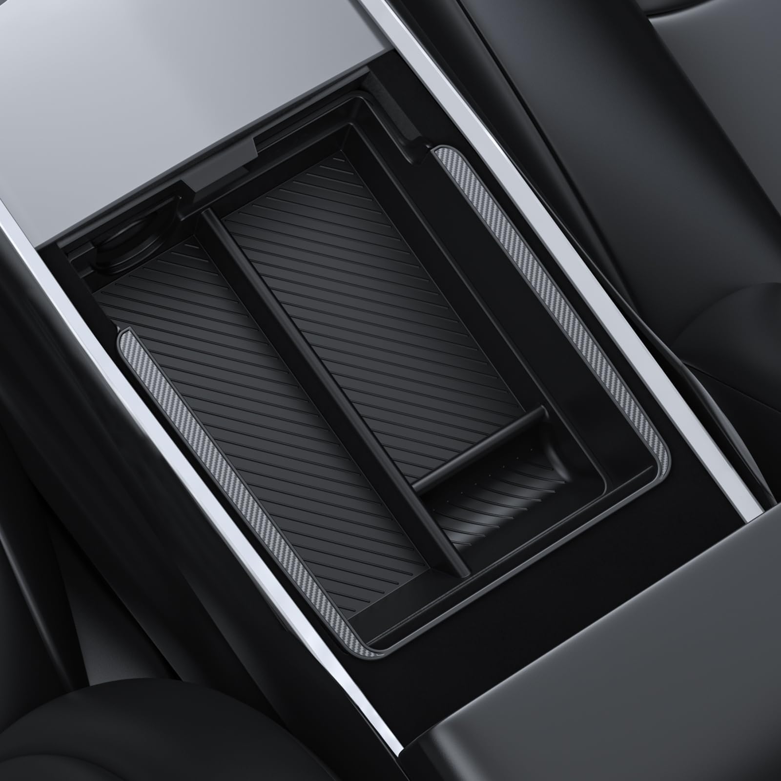 BASENOR 2024 2025 Neueste Tesla Model Y Armlehne Staufach Armlehne Mittelkonsole Organizer Tray, Custom für Model Y 2021-2025 Tesla Interieur Zubehör BASENOR 2024 2025 Neueste Tesla Model Y Armlehne Staufach Armlehne Mittelkonsole Organizer Tray, Custom für Model Y 2021-2025 Tesla Interieur Zubehör von BASENOR