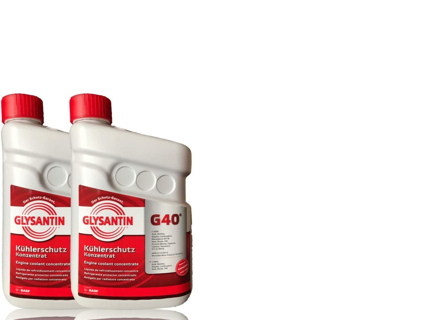 BASF GLYSANTIN Frostschutz Kühlerfrostschutz Konzentrat G40 ROT 3,0 L von BASF