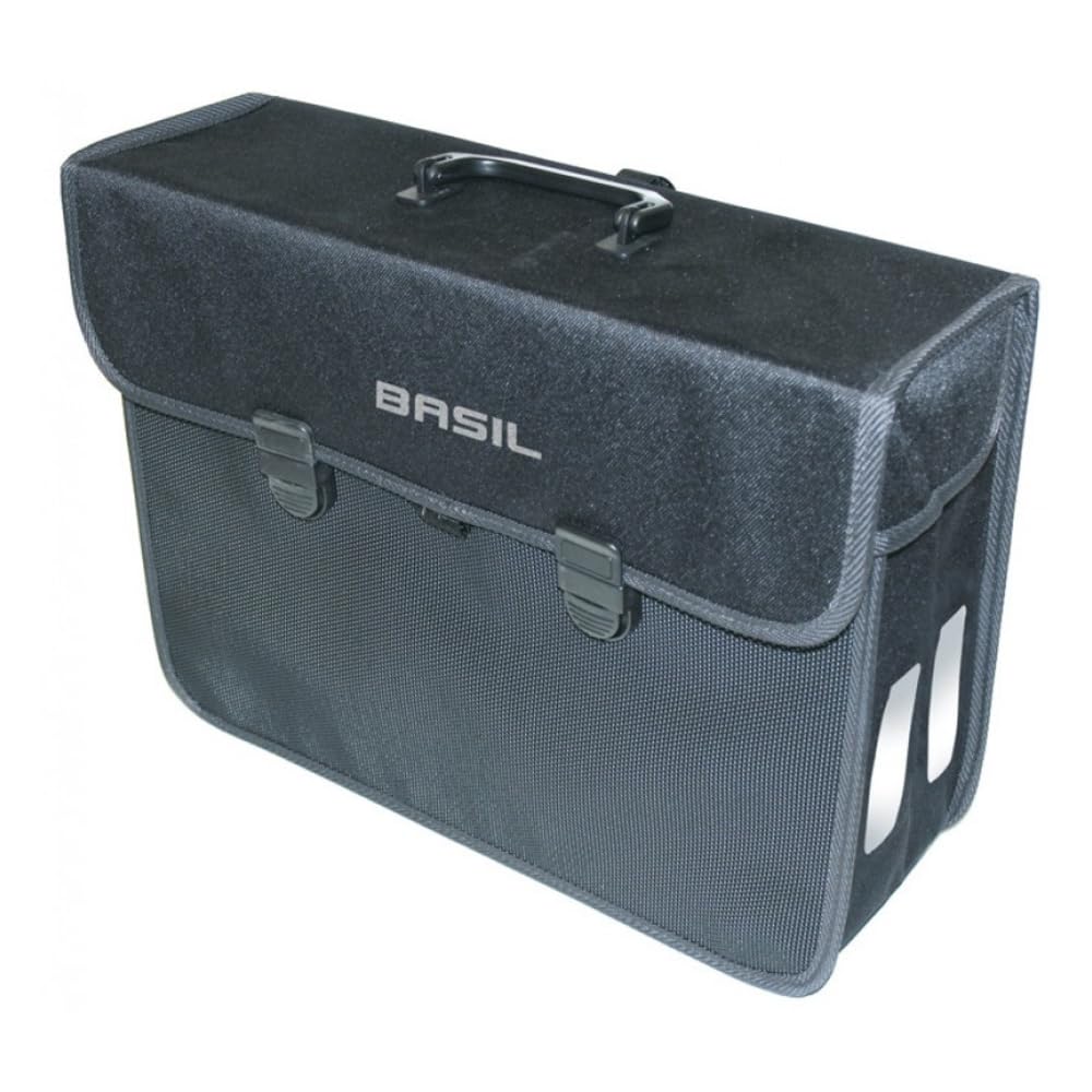 Basil Einzelpacktasche Malaga XL schwarz, 40x16x31cm, 17ltr, 17019 Basil Einzelpacktasche Malaga XL schwarz, 40x16x31cm, 17ltr, 17019 von Basil