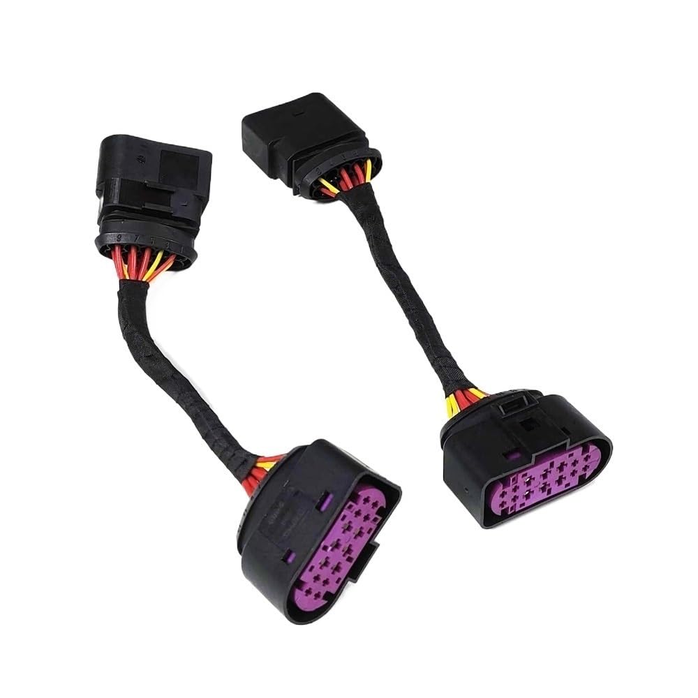 BASPHHH Auto Sensor Stecker 1J0973737 1J0973835 Kompatibel Mit VW Für Golf Halogen 10 Pins Konvertieren Xenon 14 Pins Scheinwerfer Kabelbaum Stecker Stecker Adapter BASPHHH Auto Sensor Stecker 1J0973737 1J0973835 Kompatibel Mit VW Für Golf Halogen 10 Pins Konvertieren Xenon 14 Pins Scheinwerfer Kabelbaum Stecker Stecker Adapter von BASPHHH