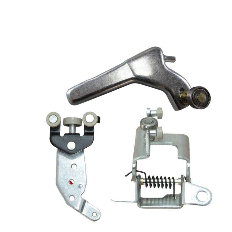BASPHHH Fahrzeug Tür Rollenträger Kompatibel mit Toyota für Hiace für Commuter 2005-2018 Linke Schiebetürrolle Oben Mitte unten 68390-26040 von BASPHHH