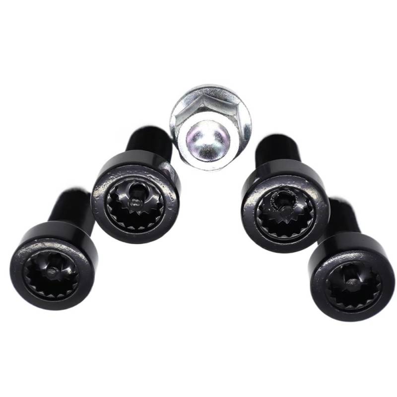 BASPHHH Felgenschraube Kompatibel mit 335i 2007–2011 Auto-Radschrauben-Muttern-Set M12 x 1,5 36136786419 von BASPHHH