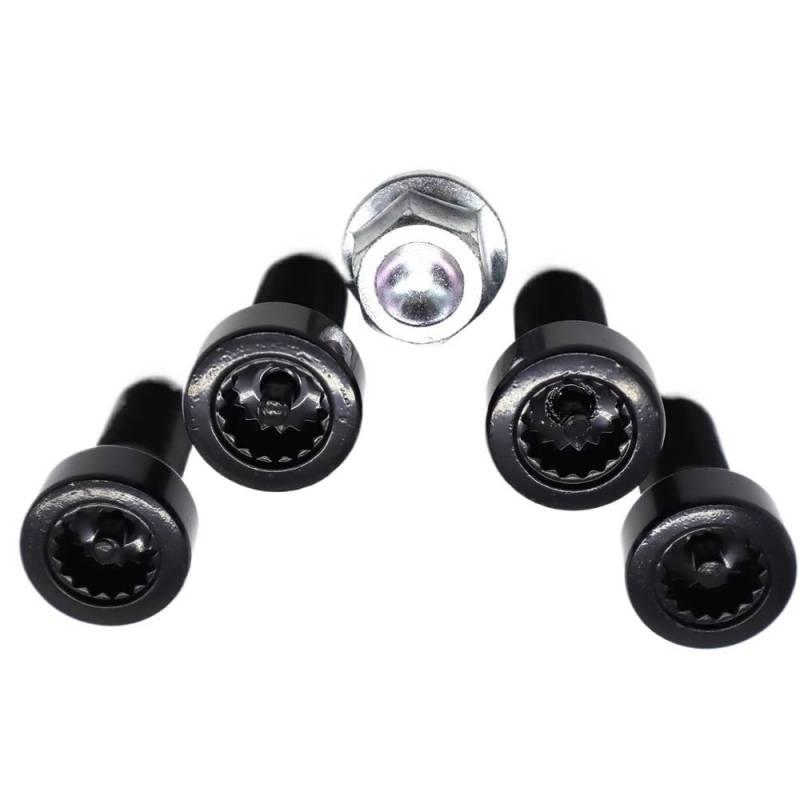 BASPHHH Felgenschraube Kompatibel mit 530i 2001-2007 Auto-Radmuttern Bolzenmuttern M12X1,5 36136786419 801700201 von BASPHHH