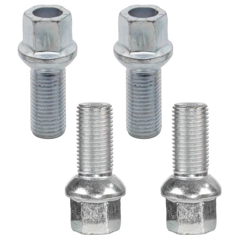 BASPHHH Felgenschraube Kompatibel mit A2 2000-2005 Auto-Radschrauben WHT002437 Silber Stahlmuttern Werkzeuge 14mm x 1,5 von BASPHHH