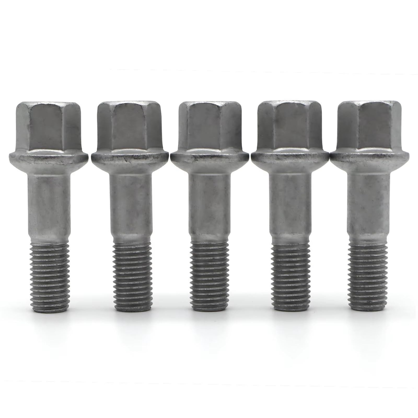 BASPHHH Felgenschraube Kompatibel mit Benz für A-Class für W168 1997-2004 für A-Class für W168 1999-2004 Autoradschrauben Radmuttern M12x1,5 A0009901007 A0009904807(5pcs) von BASPHHH