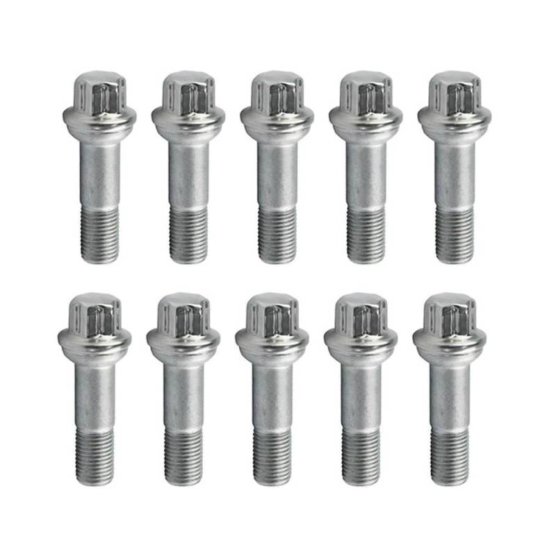 BASPHHH Felgenschraube Kompatibel mit Benz für CL-Class W216 2007-2014 Radschraubenschraube 0009905407 von BASPHHH