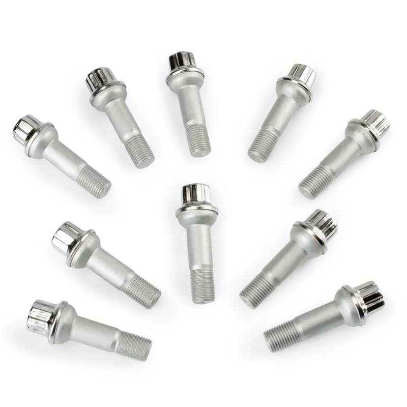 BASPHHH Felgenschraube Kompatibel mit Benz für S-Class C217 2015 2016 2017 2018 Radschraubenschraube 0009905407 von BASPHHH