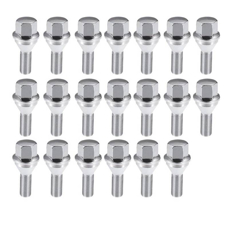 BASPHHH Felgenschraube Kompatibel mit Chrysler für 200 2015 2016 2017 Radschrauben M12x1,25 6511051AA von BASPHHH