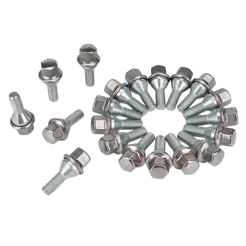 BASPHHH Felgenschraube Kompatibel mit Chrysler für 200 2015-2017 Auto-Radschrauben Mutter 6509933AA 6511051AA von BASPHHH