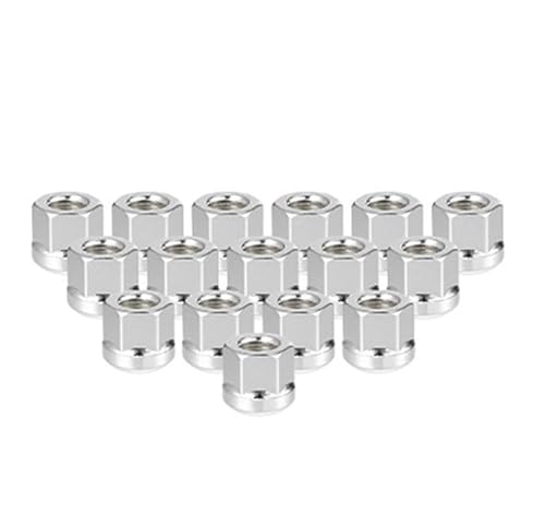 BASPHHH Felgenschraube Kompatibel mit Civic 2006-2011 M12x1,5 Radmutter 90304SC2000(16pcs) von BASPHHH