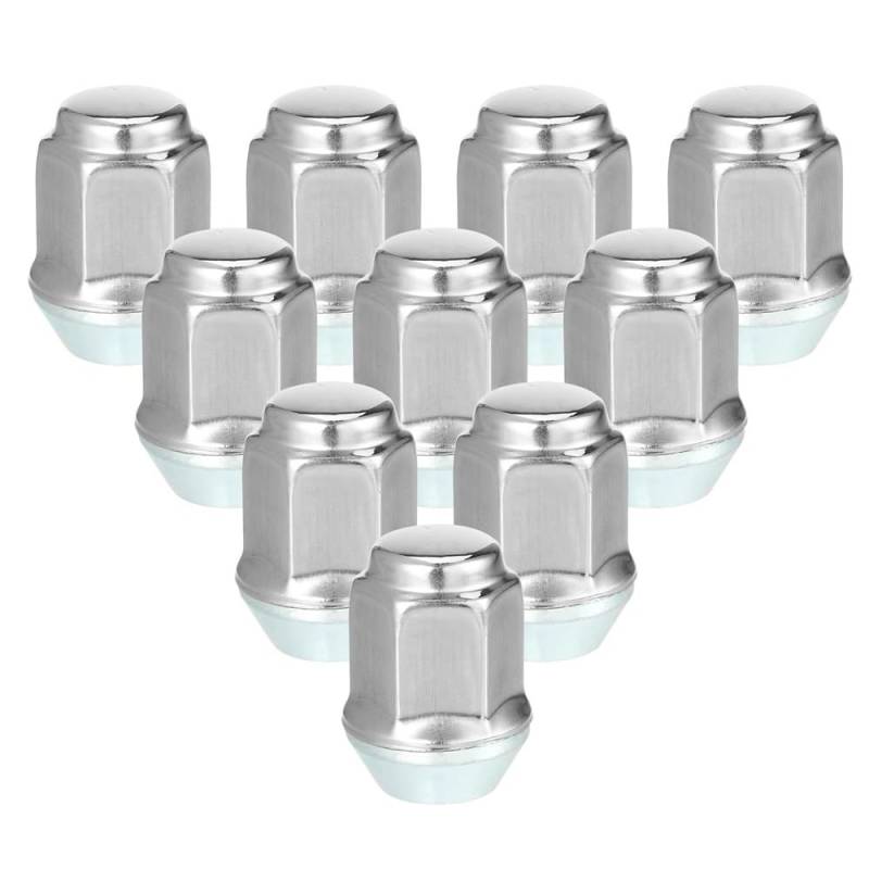 BASPHHH Felgenschraube Kompatibel mit Dodge für Caliber 2007-2012 Auto-Radmuttern M12x1.5 6509769AA(10pcs) von BASPHHH