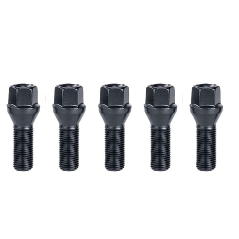 BASPHHH Felgenschraube Kompatibel mit E70 für E70N für E71 für F20 Radmutter Stehbolzen 36136781150 36136781151 36136781152(5pcs36136781151) von BASPHHH