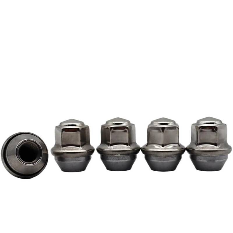 BASPHHH Felgenschraube Kompatibel mit Ford für B-Max 2012-2019 Auto M12X1.5 Chrom Radmuttern 2434886 von BASPHHH