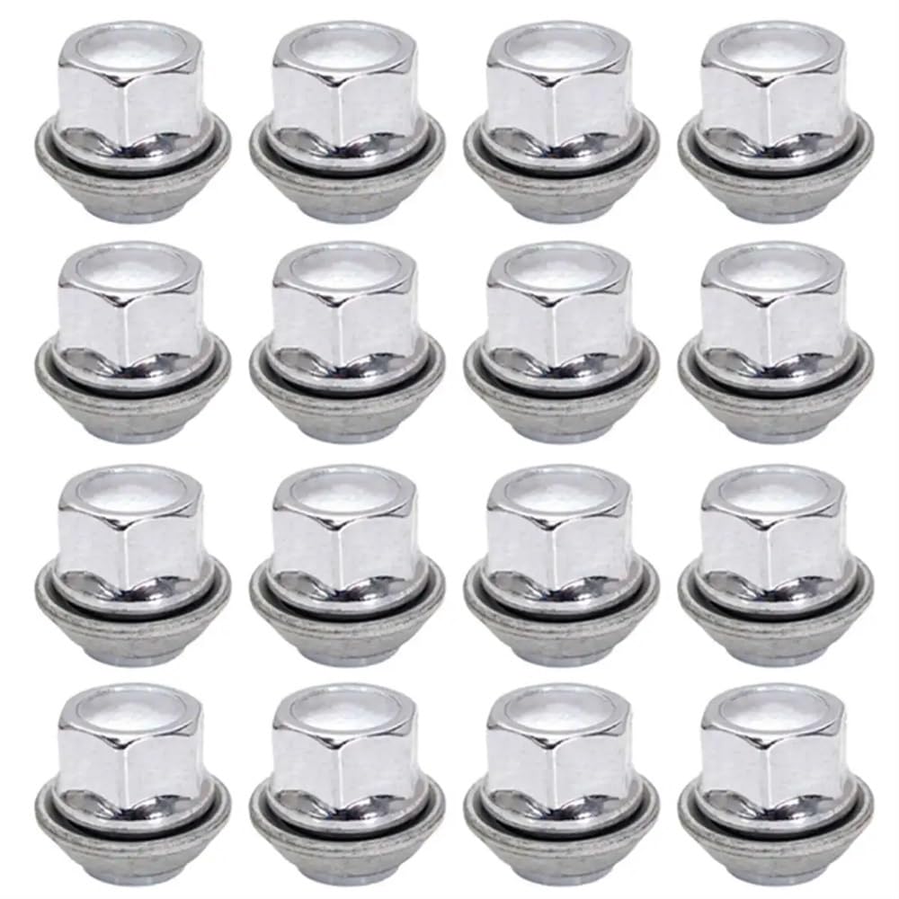 BASPHHH Felgenschraube Kompatibel mit Ford für C-MAX 2010 2014 M12x1,5 Radmuttern Schrauben Legierung 19mm(16pcs) von BASPHHH