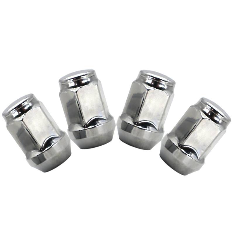BASPHHH Felgenschraube Kompatibel mit Ford für E-150 1992-2014 Auto-Radmuttern aus Chromstahl 1/2"-20 60 Grad konisch 32 mm von BASPHHH
