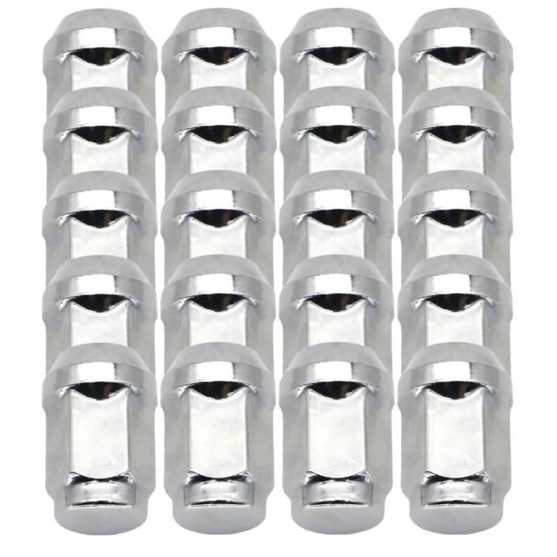 BASPHHH Felgenschraube Kompatibel mit Ford für Flex 2006-2019 Auto 1/2 "-20 Stahl Radmuttern Chrom Auto von BASPHHH