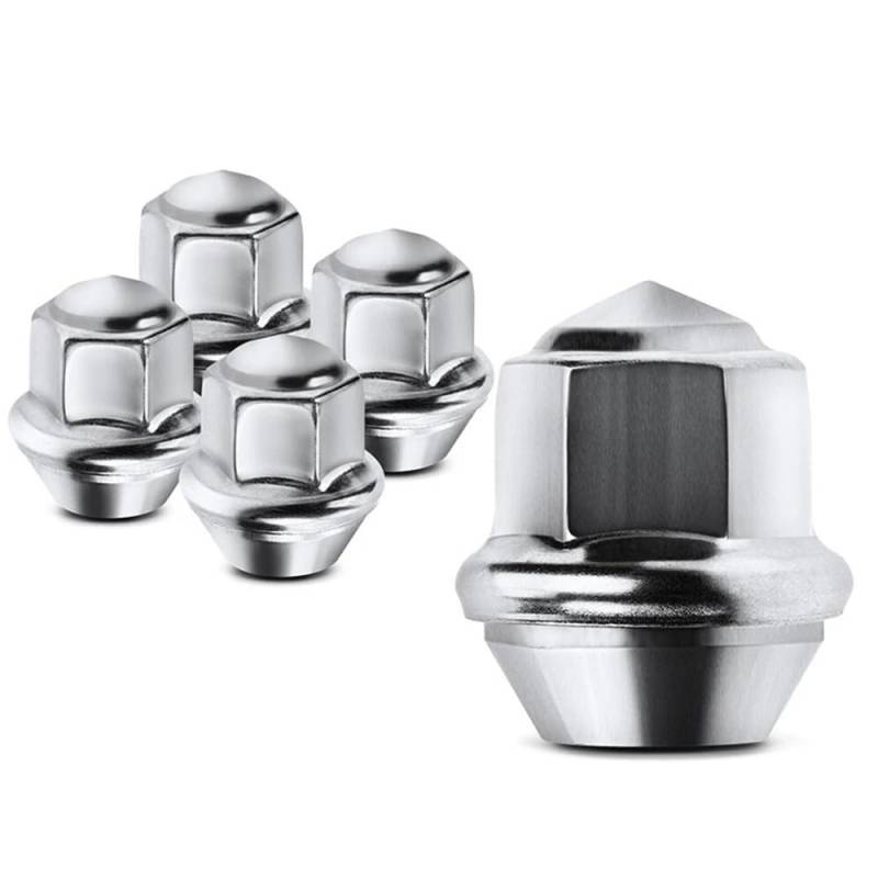 BASPHHH Felgenschraube Kompatibel mit Ford für Mondeo 2013 2014 2015 2016 2017 2018. Chrom-Radmuttern M12 x 1,5 von BASPHHH