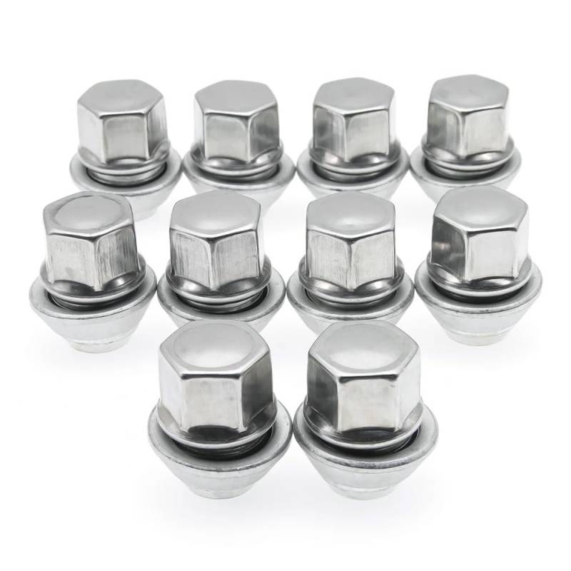 BASPHHH Felgenschraube Kompatibel mit Ford für Transit für Connect 2002-2013 Leichtmetallradmuttern Auto-Radschrauben-Mutter von BASPHHH