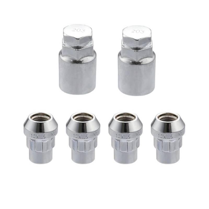 BASPHHH Felgenschraube Kompatibel mit Hyundai für Sonata 2006-2022 Radsicherungs-Radmuttern Auto-Radmuttern-Schraube von BASPHHH