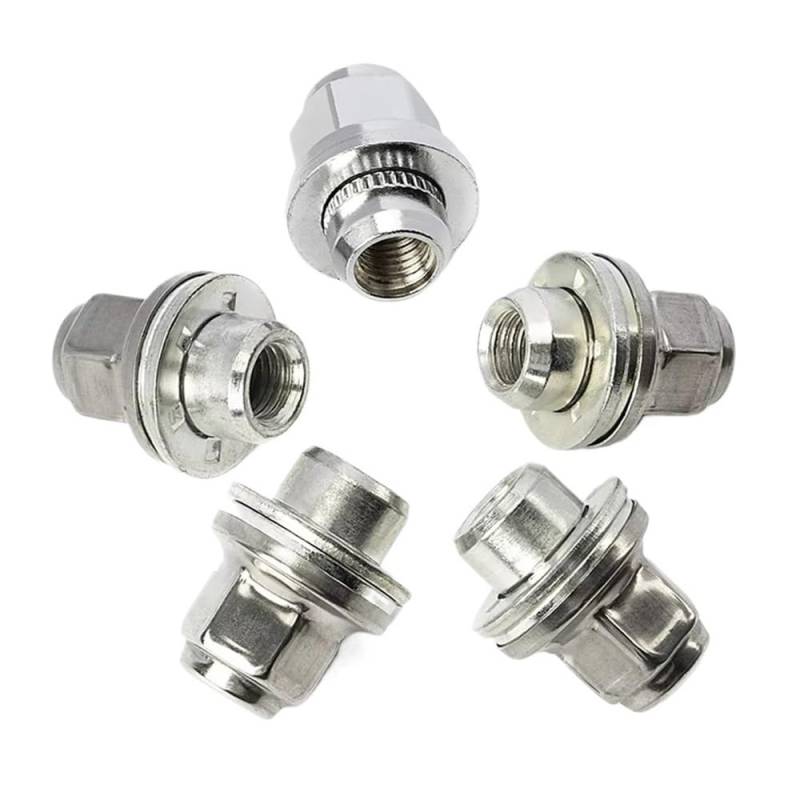 BASPHHH Felgenschraube Kompatibel mit Jaguar Für F-Type für X152 2012-2022 Für S-Type für CCX 1999-2008 Radmuttern Chrom 12x1,5 C2C35294010 C2C35294 von BASPHHH