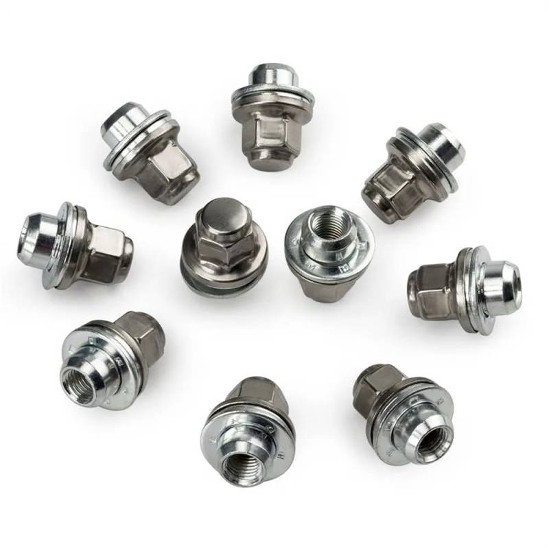BASPHHH Felgenschraube Kompatibel mit Jaguar für F-Type 2012-2022 Radmuttern Chrom Autoteil 12x1,5 C2C35294010 von BASPHHH