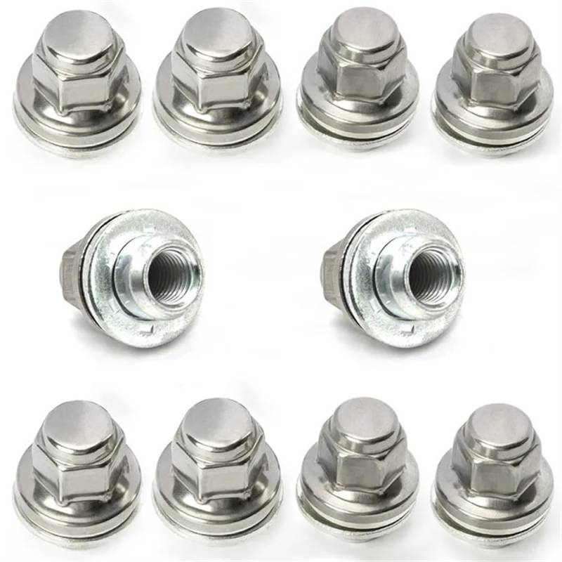 BASPHHH Felgenschraube Kompatibel mit Jaguar für F-Type X152 2012-2022 Auto-Radmutter M12x1.5 C2C35294010 von BASPHHH