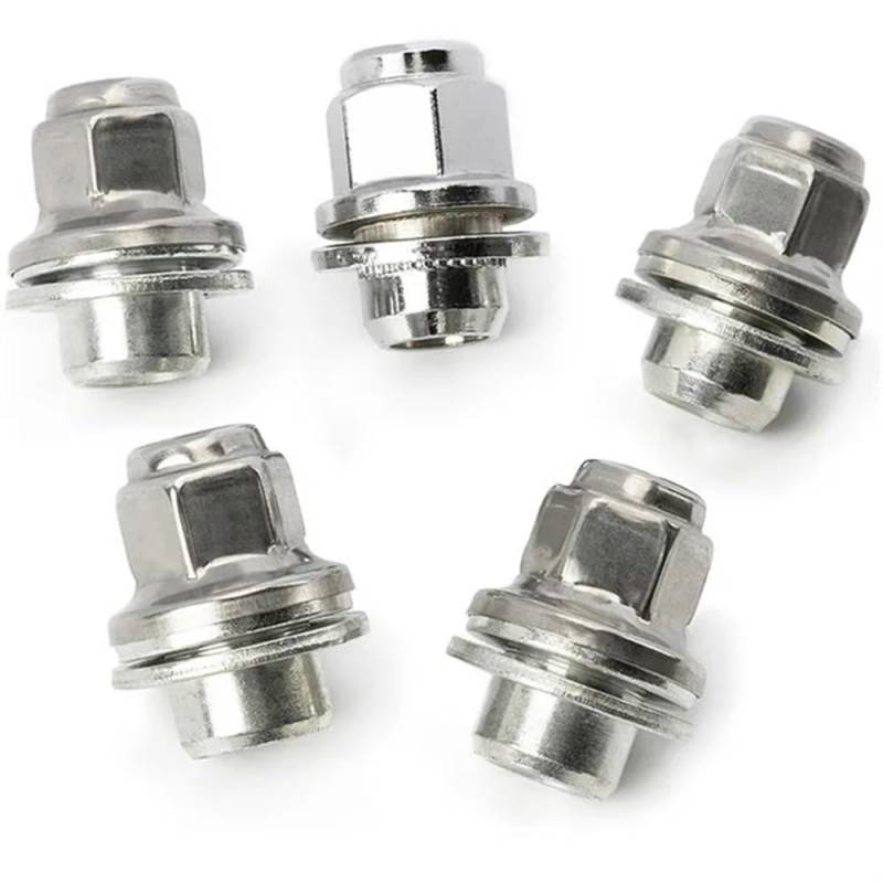 BASPHHH Felgenschraube Kompatibel mit Jaguar für S-Type 1999-2008 Radmuttern Chrom 12x1,5 C2C35294010 von BASPHHH