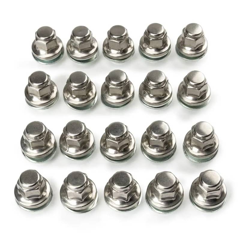BASPHHH Felgenschraube Kompatibel mit Jaguar für S-Type 1999-2008 Radmuttern Chrom Autoteil 12x1,5 C2C35294 von BASPHHH
