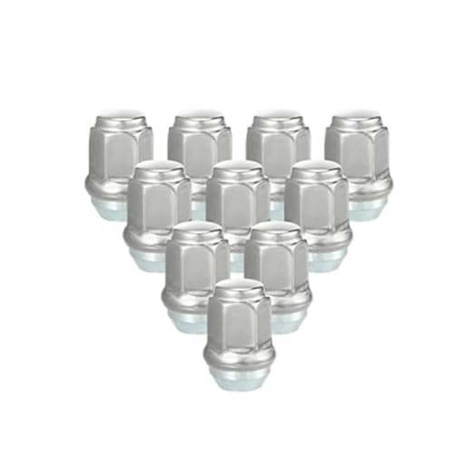 BASPHHH Felgenschraube Kompatibel mit Jeep für Commander 2006-2010 Radmuttern aus Stahl M12 x 1,25 6036310AA(10pcs) von BASPHHH