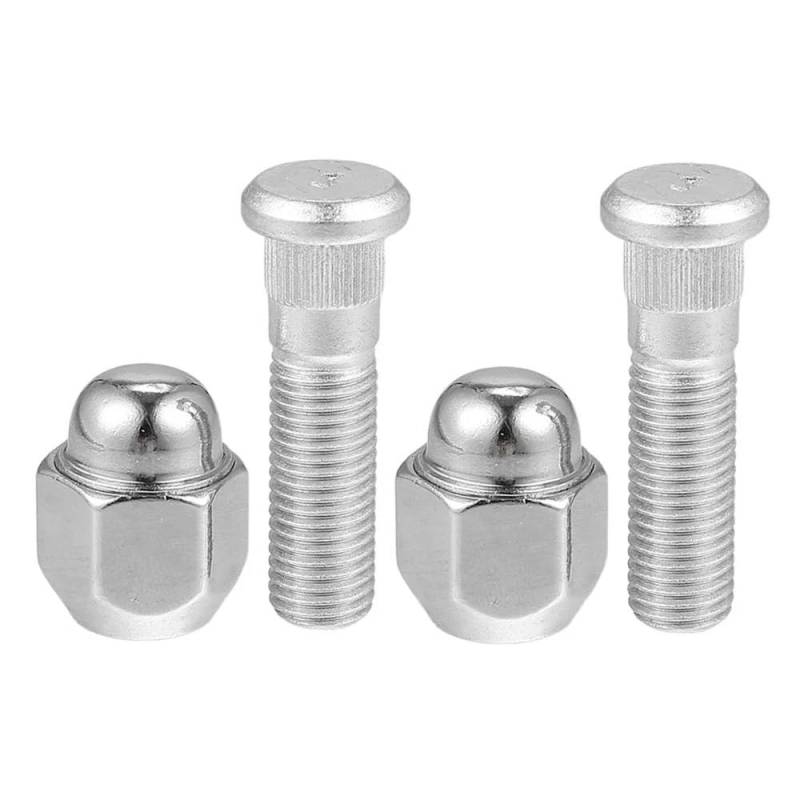 BASPHHH Felgenschraube Kompatibel mit Kia für Forte 2010-2017 Auto Rad Stehbolzen Stahl Muttern Bolzen 52950-14140 von BASPHHH