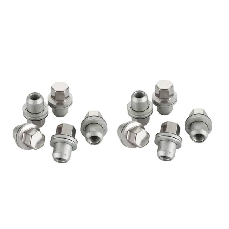 BASPHHH Felgenschraube Kompatibel mit Land für Rover für Discovery 4 2010- Edelstahl-Radmutterkappe RRD500290(10PCS) von BASPHHH