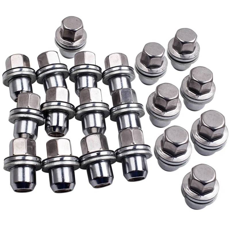 BASPHHH Felgenschraube Kompatibel mit Land für Rover für Range für Rover Sport 2005–2013 Auto-Radmuttern-Set RRD500510 RRD500290 von BASPHHH