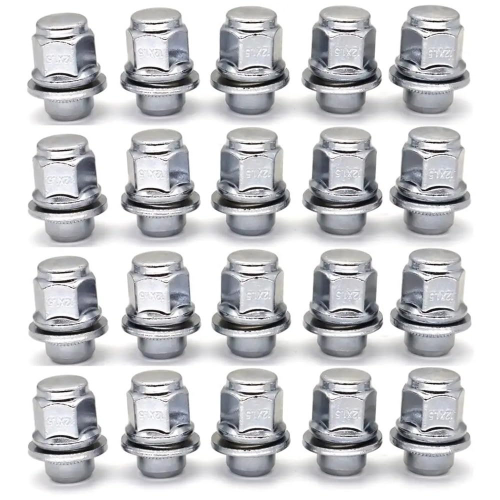 BASPHHH Felgenschraube Kompatibel mit Lexus für CT200h 2011-2017 Auto-Stahl-Radmutter M12 x 1,5 Auto-Radteile 52950M2050 BASPHHH Felgenschraube Kompatibel mit Lexus für CT200h 2011-2017 Auto-Stahl-Radmutter M12 x 1,5 Auto-Radteile 52950M2050 von BASPHHH