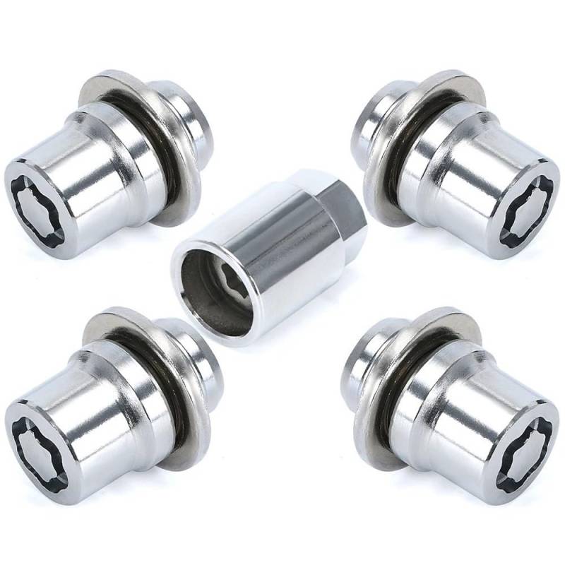 BASPHHH Felgenschraube Kompatibel mit Lexus für GS350 2007-2020 Radsicherungs-Radmuttern-Set M12 x 1,5 00276-00900 0027600900 PT27648100 von BASPHHH