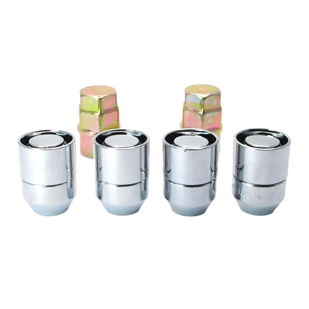 BASPHHH Felgenschraube Kompatibel mit Nissan für Sylphy für Qashqai 4Nuts + 2 Schlüssel M12x1.25 1.25 Radschlösser Radmuttern Mutter BASPHHH Felgenschraube Kompatibel mit Nissan für Sylphy für Qashqai 4Nuts + 2 Schlüssel M12x1.25 1.25 Radschlösser Radmuttern Mutter von BASPHHH