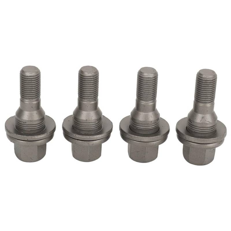 BASPHHH Felgenschraube Kompatibel mit Peugeot für 206 1998-2016 Auto 17mm Sechskant-Radschrauben Reifenmuttern Bolzen Autozubehör M12x1.25 540567 von BASPHHH