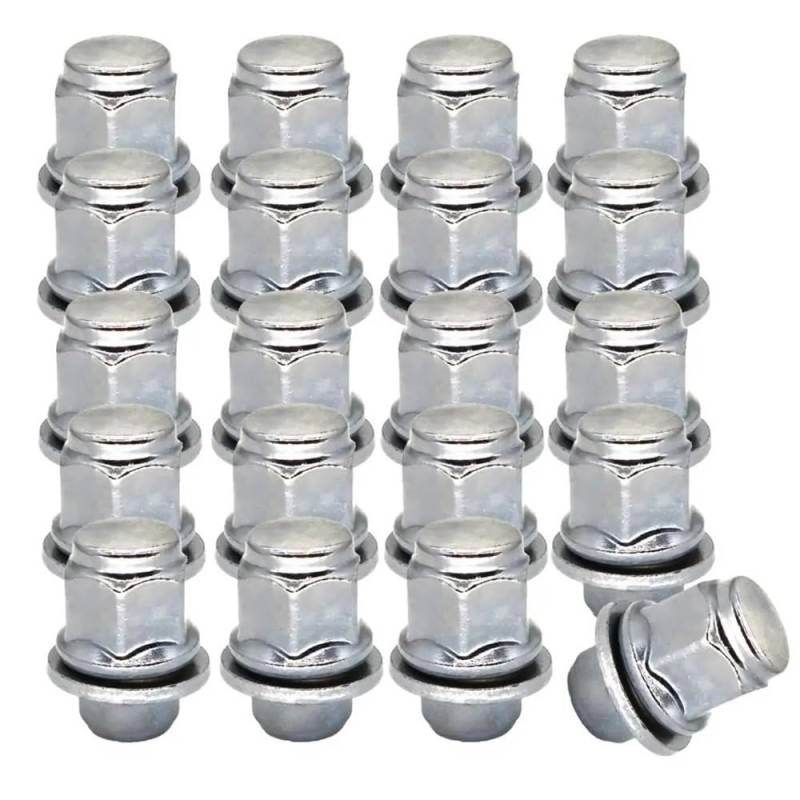 BASPHHH Felgenschraube Kompatibel mit Scion für tC 2005-2016 Chrom-Radmuttern M12 x 1,5 5295037000 52950M2050 von BASPHHH