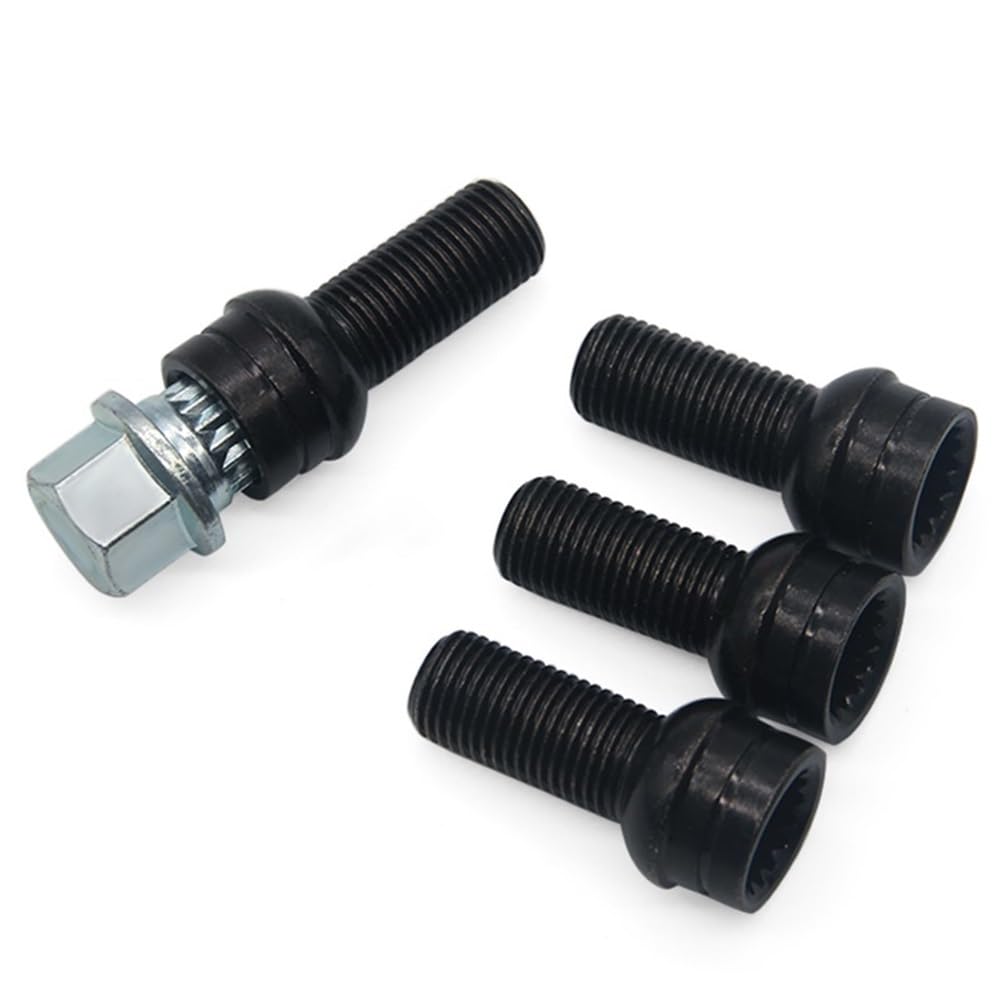 BASPHHH Felgenschraube Kompatibel mit Seat für Altea 2004-2006 Stahlräder Schraubenbolzen Schlüsselsicherung Radmuttern-Set 8D0601139F BASPHHH Felgenschraube Kompatibel mit Seat für Altea 2004-2006 Stahlräder Schraubenbolzen Schlüsselsicherung Radmuttern-Set 8D0601139F von BASPHHH