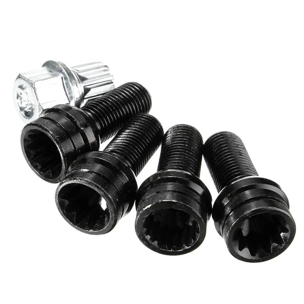 BASPHHH Felgenschraube Kompatibel mit Seat für Leon 2000-2006 Auto-Radmuttern-Schrauben-Sets M14 x 1,5 8D0601139F BASPHHH Felgenschraube Kompatibel mit Seat für Leon 2000-2006 Auto-Radmuttern-Schrauben-Sets M14 x 1,5 8D0601139F von BASPHHH