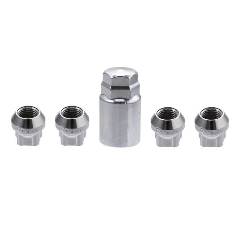BASPHHH Felgenschraube Kompatibel mit Tesla für Model für S 2012–2021 Radsicherungs-Radmuttern-Set M14 x 1,5 von BASPHHH