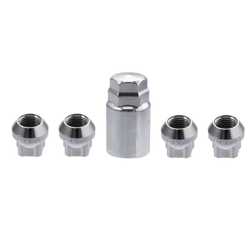 BASPHHH Felgenschraube Kompatibel mit Tesla für S 2012-2021 für X 2016-2022 M14x1.5 Auto-Radschloss-Radmuttern-Set Anti-Diebstahl-Radmutternschraube von BASPHHH