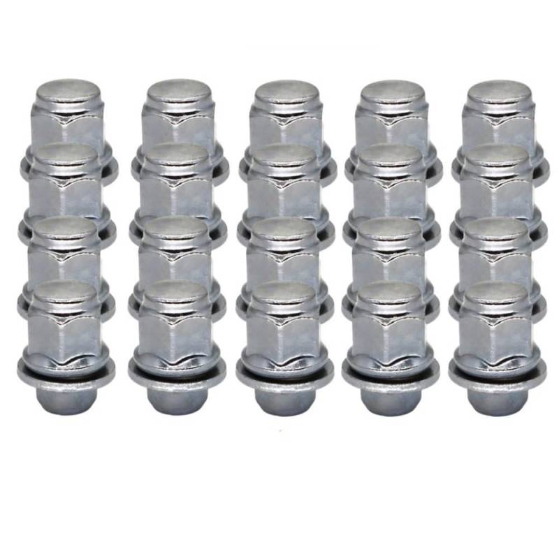 BASPHHH Felgenschraube Kompatibel mit Toyota für 4Runner 1984-2021 Auto Radmuttern Autozubehör 12X1,5 9094201033 von BASPHHH