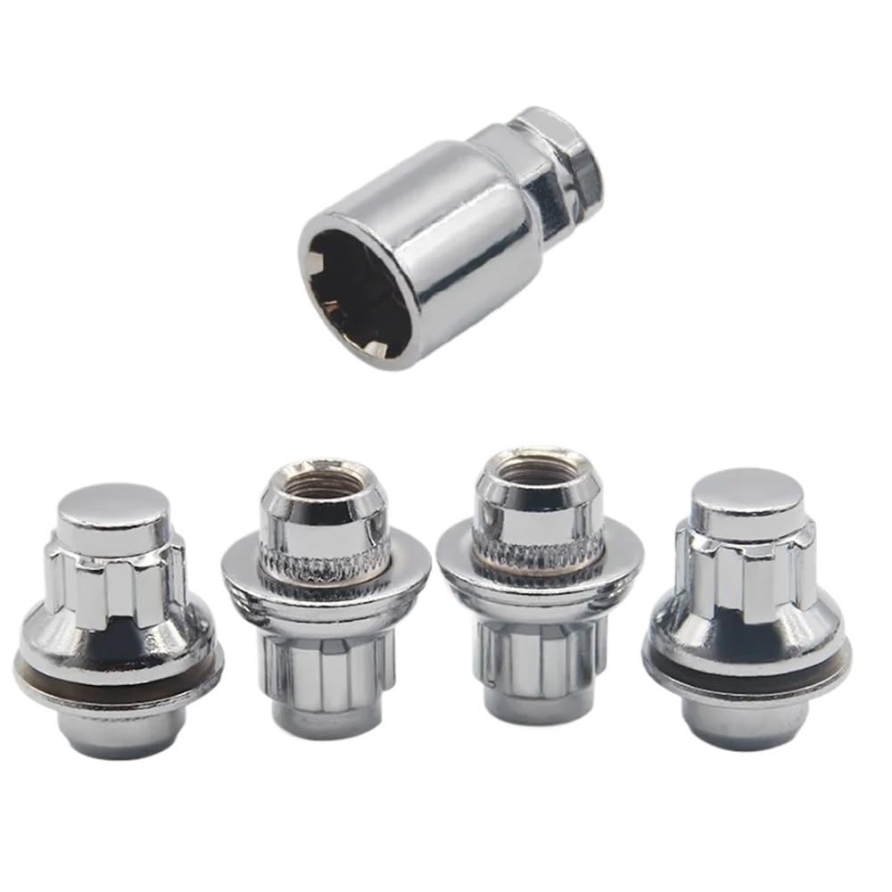 BASPHHH Felgenschraube Kompatibel mit Toyota für C&orolla 1993–2014 Auto-Chrom-Radschraube Sicherungsmutter BASPHHH Felgenschraube Kompatibel mit Toyota für C&orolla 1993–2014 Auto-Chrom-Radschraube Sicherungsmutter von BASPHHH
