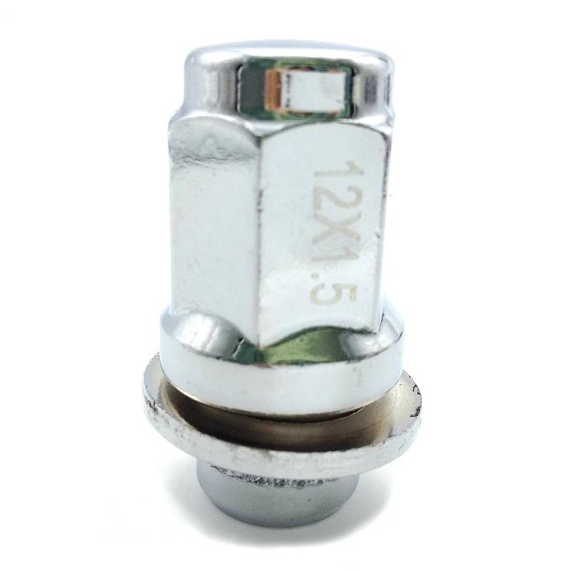 BASPHHH Felgenschraube Kompatibel mit Toyota für Prius 2001-2015 Chrom-Radmutter 12x1,5 9094201058 von BASPHHH