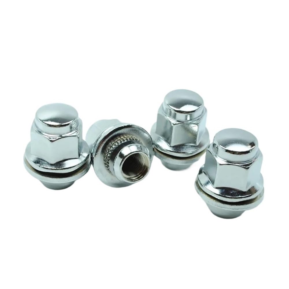 BASPHHH Felgenschraube Kompatibel mit Toyota für Rav4 für C&orolla für Crown für Reiz M12x1.5 Radmuttern mit Unterlegscheibe Reifenmutter BASPHHH Felgenschraube Kompatibel mit Toyota für Rav4 für C&orolla für Crown für Reiz M12x1.5 Radmuttern mit Unterlegscheibe Reifenmutter von BASPHHH