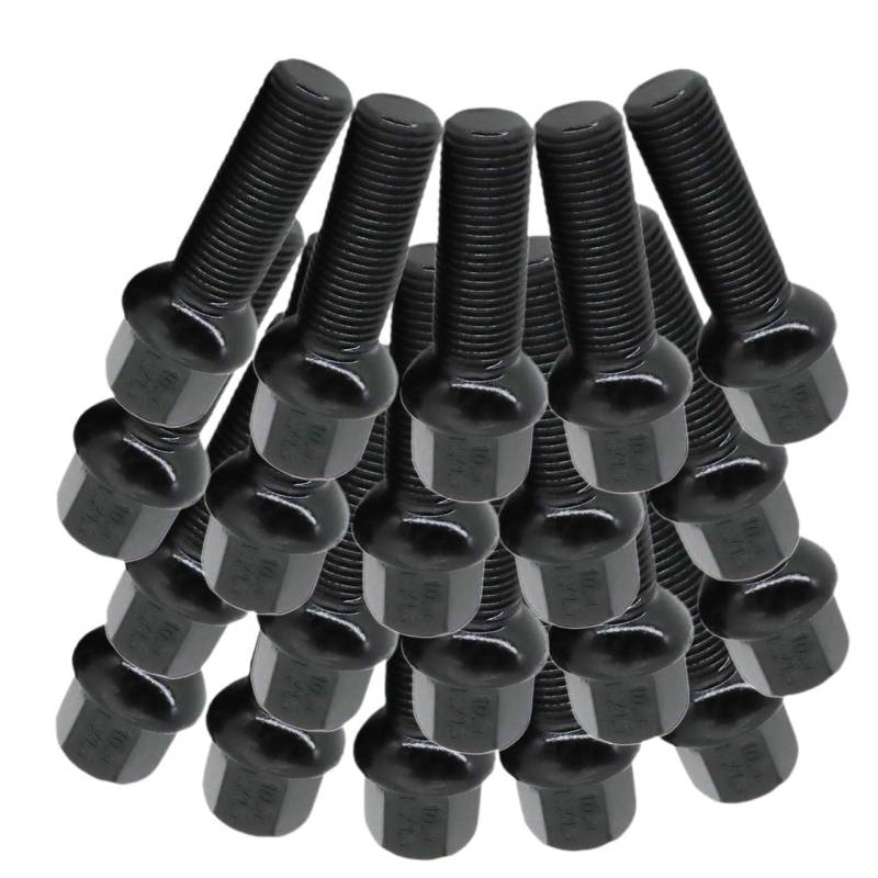 BASPHHH Felgenschraube Kompatibel mit VW für Phaeton 2002-2016 Radschrauben Autobolzen M14 x 1,5 60 mm von BASPHHH