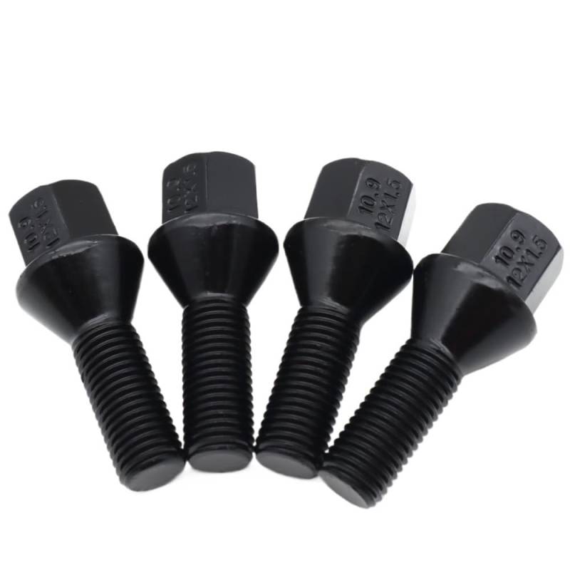 BASPHHH Felgenschraube Kompatibel mit X1 Z1 Auto-Radschrauben Muttern, Auto-Radteile Reifenzubehör M12 x 1,5, 17 mm von BASPHHH