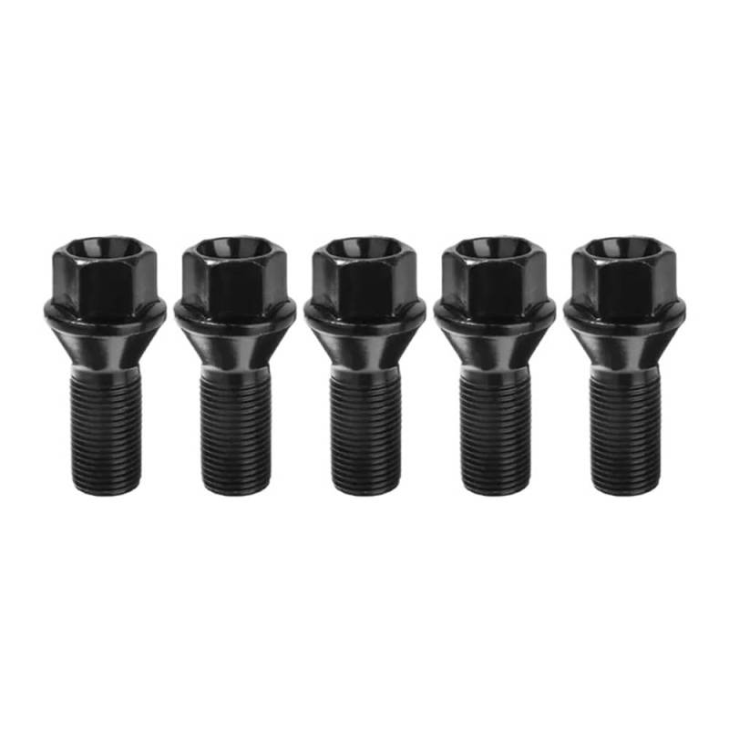 BASPHHH Felgenschraube Kompatibel mit X1 für X2 für X3 für X4 Radmuttern schwarzes Stahlrad 36136781151 36136890324 von BASPHHH