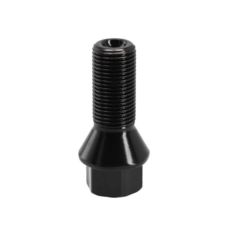 BASPHHH Felgenschraube Kompatibel mit X3 F10 E70 X6 Radmutter-Stehbolzen M14 X1,25 Schwarze Radsicherungs-Nasenbolzenmutter 36136890324 von BASPHHH